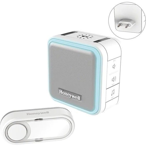 Sonerie fara fir, raza actiune 150 m, 9 melodii, IP55, Honeywell - imagine 4